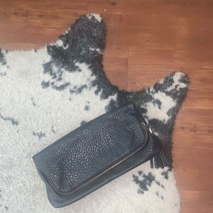 Black Clutch with Tassel